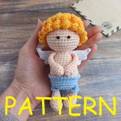 angel doll crochet pattern cupid crochet pattern  valentines day crochet pattern