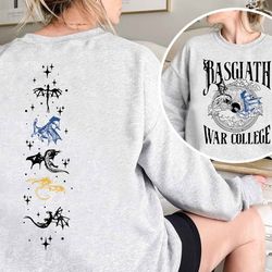 basgiath war college sweatshirt, fourth wing sweatshirt, basgiath war college sweatshirt, bookish sweatshirt.