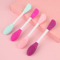 Silicone Duo-Tip Mask & Makeup Applicator: Double-Ended Precision Beauty Tool