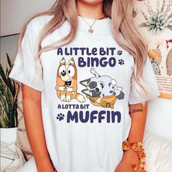 bluey muffin unisex t-shirt, bluey unisex t-shirt, bluey and bingo unisex t-shirt, bluey family unisex t-shirt