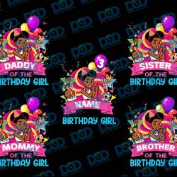personalized gracies corner dolls birthday girl png, custom gracies birthday girl png, birthday doll family png, digital