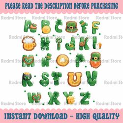 saint patricks day alphabet abcs elemeno for teacher student t-shirt