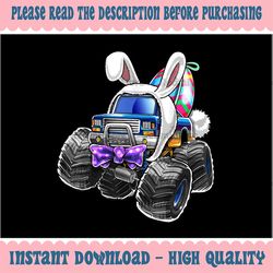 Happy Easter Monster Truck Png, Easter Bunny Egg Boys Png, Happy Easter Png Files, Easter Eggs Truck Png