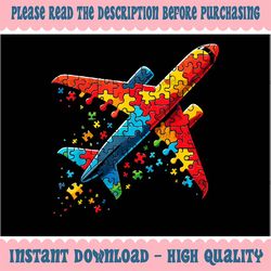 png only airplane jigsaw puzzle png, airplane autism awareness png, autism awareness png, digital download