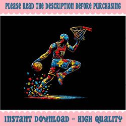 png only basketball jigsaw puzzle png, basketball autism awareness png, autism awareness png, digital download