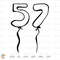 Balloons Numbers Svg Balloons Numbers Cricut Balloons Numbers Stencil Templates Balloons Numbers Ink Clipart Png 1
