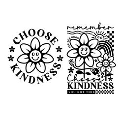 choose kindness svg png, self love svg, front pocket svg, inspirational svg