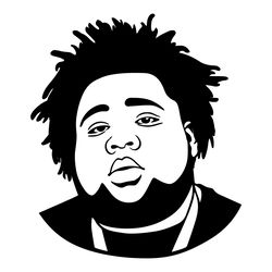 rod wave svg, png, rod wave silhouette, rap, hip-hop