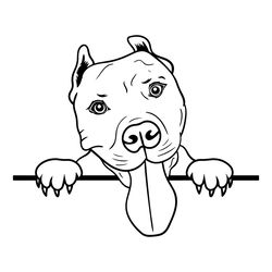pitbull svg, american pit bull svg, pitbull clipart, pitbull vector, pitbull cricut, dog paw svg, pitbull cut file, dog