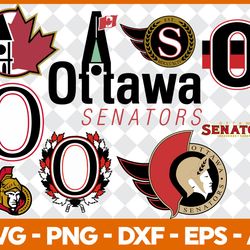 ottawa senators bundle svg, bundle nhl hockey svg, nhl hockey svg, sport svg, nhl svg