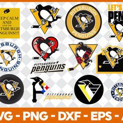 pittsburgh penguins bundle svg, bundle nhl hockey svg, nhl hockey svg, sport svg, nhl svg