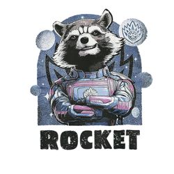 comfort colors vintage rocket raccoon png, marvel studio guardians of the galaxy png