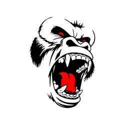 gorilla svg, king kong svg, gorilla clipart, gorilla head clipart, cricut, clipart, cut file, svg file for cricut, digit