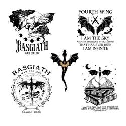 basgiath digital file, rebecca yarros png, fourth wing png, xaden riorson, dragon rider png, romantasy fantasy, bookish