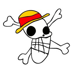one piece svg, one piece logo, jolly roger, one piece flag, one piece movie, monkey d luffy,