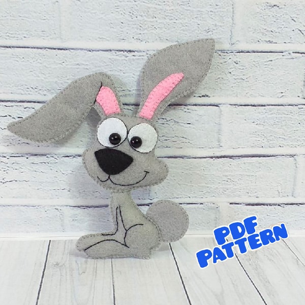Felt Peter Rabbit Pattern Felt rabbit pattern Sewing felt rabbit Felt rabbit diy Felt | Inspire ...