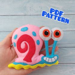 felt snail pattern geri made of felt pdf snail sewing pattern geri pattern felt ornament toy pattern snail decor pdf