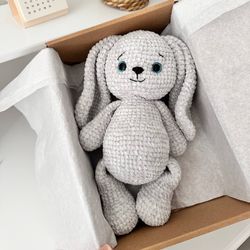 Crochet bunny, plush bunny, crochet rabbit