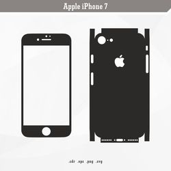 apple iphone 7 | svg digital skin template