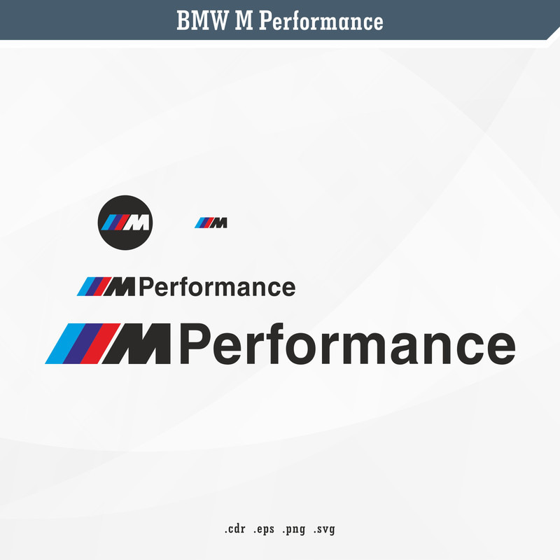 BMW M Performance SVG Digital Vector 0