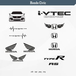 honda civic | svg digital vector