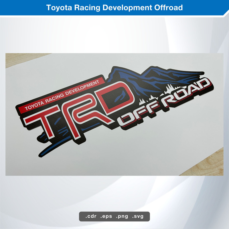 TRD Offroad SVG Digital Vector 1