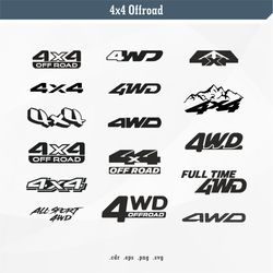 4x4 offroad | svg digital vector