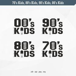 90's kids | svg digital vector