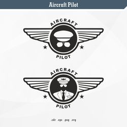 aircraft pilot | svg digital vector