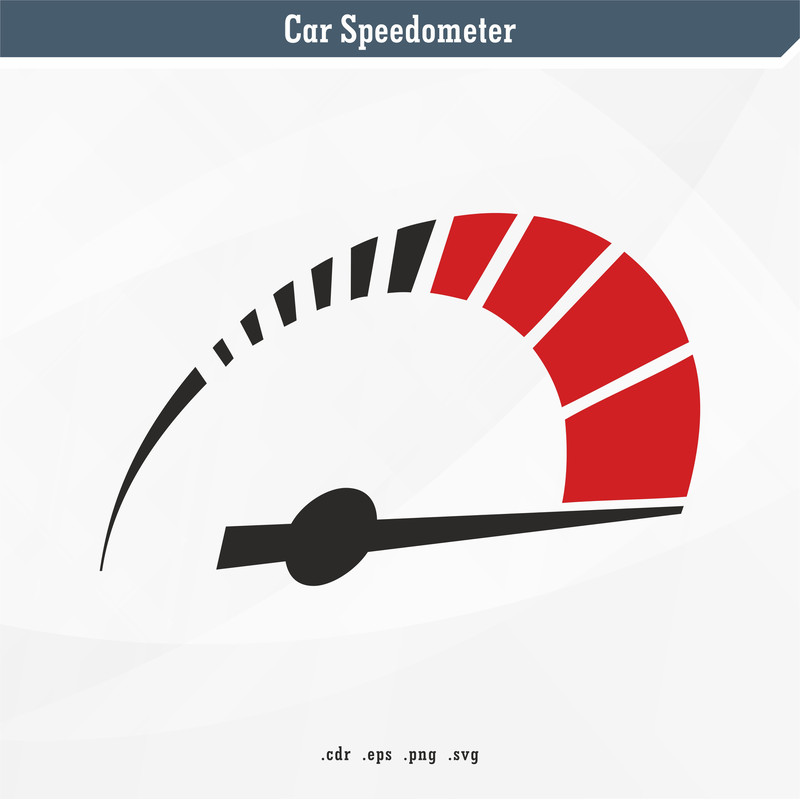 Car Speedometer SVG Digital Vector 0