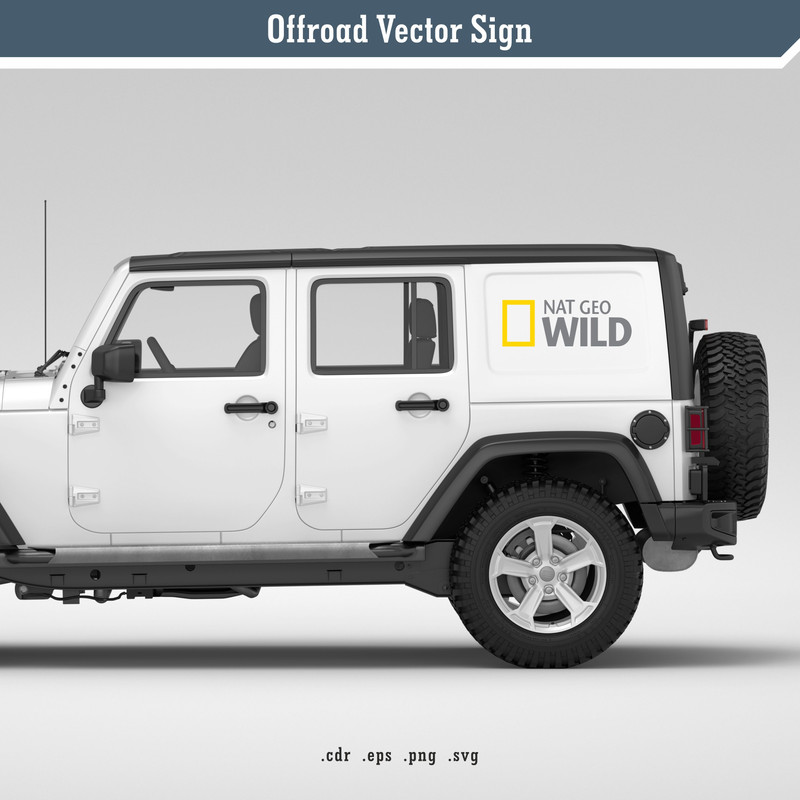 Offroad Vector Sign SVG Digital Vector 2