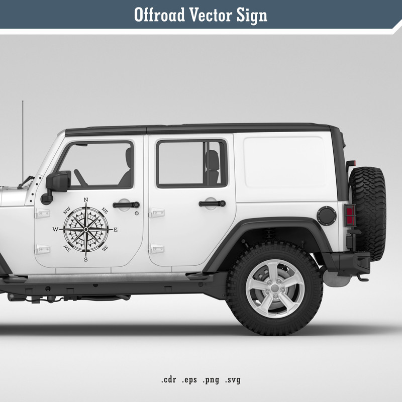 Offroad Vector Sign SVG Digital Vector 3