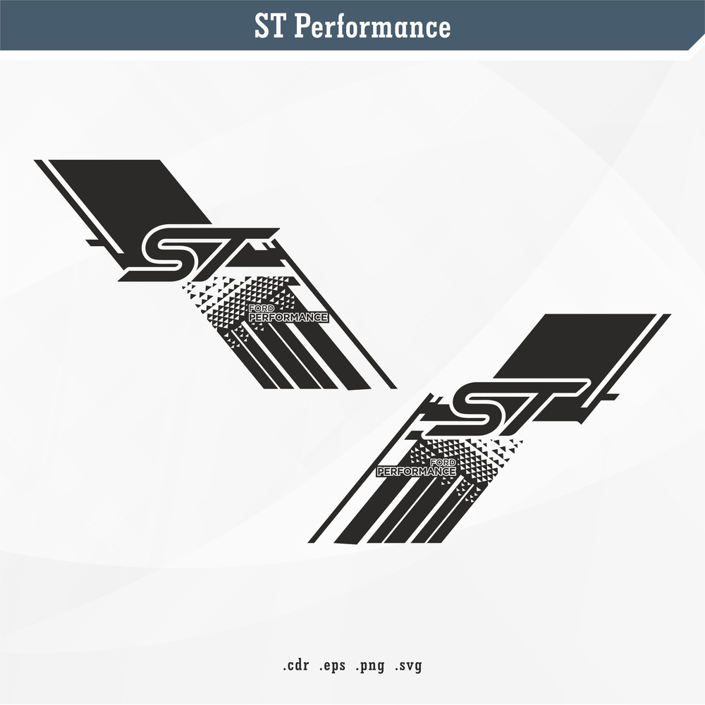ST Performance SVG Digital Vector 0