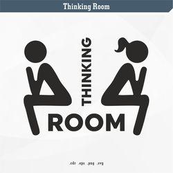 thinking room | svg digital vector