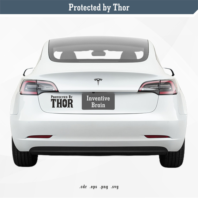 Protected By Thor  SVG Digital Vector 2