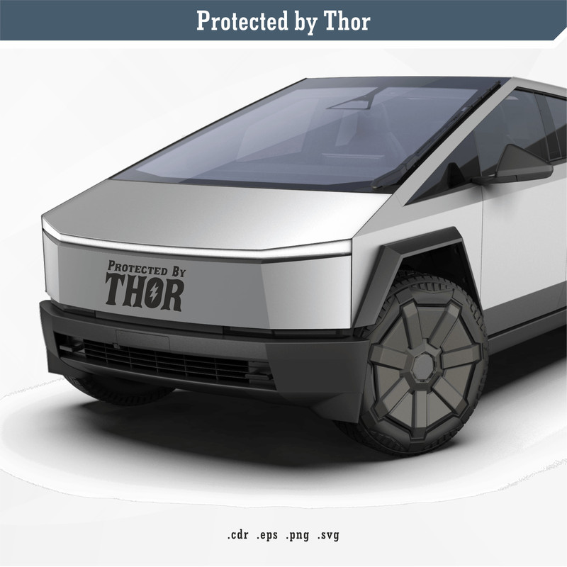 Protected By Thor  SVG Digital Vector 3
