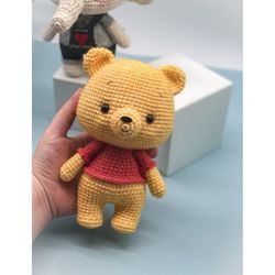 Crochet Pooh Pattern(Winnie the Pooh)- Crochet Bear- Crochet amigurumi pattern- Instand download -English Pattern