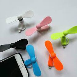 3 IN 1 Travel Portable Cell Phone Mini Fan Cooling Cooler For Micro USB C For IPhone 5 6 6S 7 Plus 8 X For Android Type-