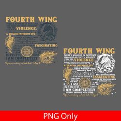 fourth wing double-sided png, basgiath war college png, basgiath war college gift, fourth wing png, bookish dragon