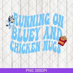 retro running on bluey and iced coffee png, running on bluey png, bluey bingo birthday gift bluey png, bluey family png