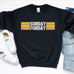 Sunday Day Fun Day Pittsburgh Football Unisex Sweatshirt, Pittsburgh Steel City Sports Retro Shirt