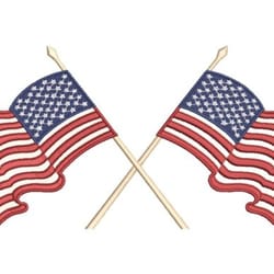 american flag embroidery design, independence day