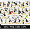 Daffy Duck SVG Files Daffy Duck PNG Files Vector PNG Images SVG Cut File for Cricut Clipart Bund