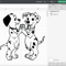 Dalmatians SVG Files Dalmatians PNG Files Vector PNG Images SVG Cut File for Cricut Clipart Bund