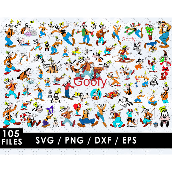 Goofy Image Vector Goofy Svg Files, Goofy Png Files, Vector Png Images, SVG Cut | Inspire ...