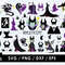 Maleficent SVG Files Maleficent PNG Files Vector PNG Images SVG Cut File for Cricut Clipart Bund