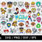 Paw Patrol SVG Files Paw Patrol PNG Files Vector PNG Images SVG Cut File for Cricut Clipart Bund