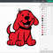 Clifford SVG Files Clifford PNG Files Vector PNG Images SVG Cut Files for Cricut Clipart Bundle