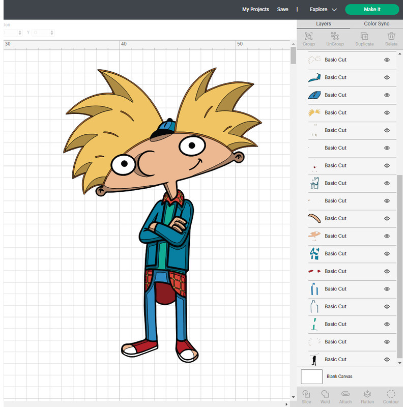 Hey Arnold SVG Files Hey Arnold PNG Files Vector PNG Images SVG Cut Files for Cricut Clipart B
