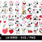 Snoopy Love SVG Files Snoopy Love PNG Files Vector PNG Images SVG Cut Files for Cricut Clipart B